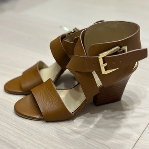 Michael Kors brown sandals.
